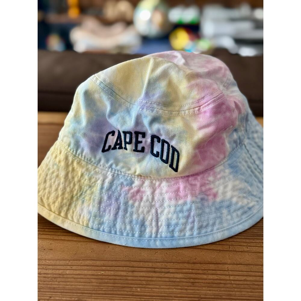 Stadium Graphics Cape Cod Tie Dye Bucket Hat Cotton Embroidered Fisherman Cap